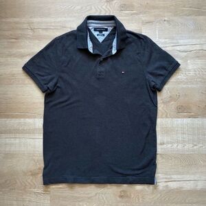 Tommy Hilfiger Men's Dark Grey Polo Shirt